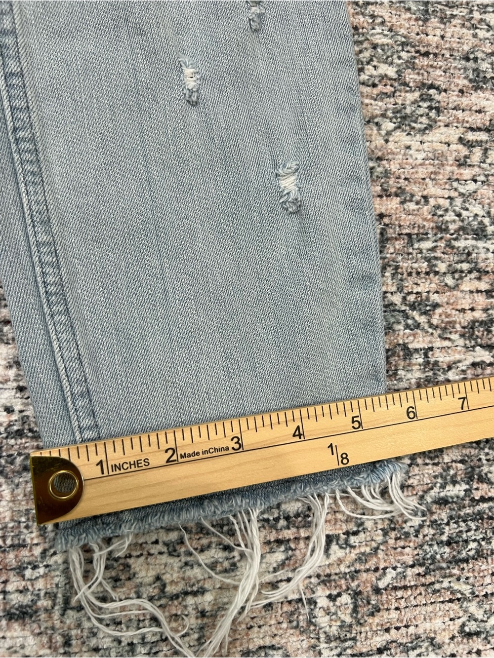 Pacsun Jeans Womens 30 Distressed Skinny Light Wash Stretch - Picture 6 of 12